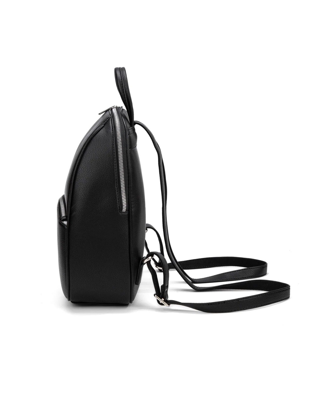 Zaino Minimal Black in Ecopelle - David Jones Paris