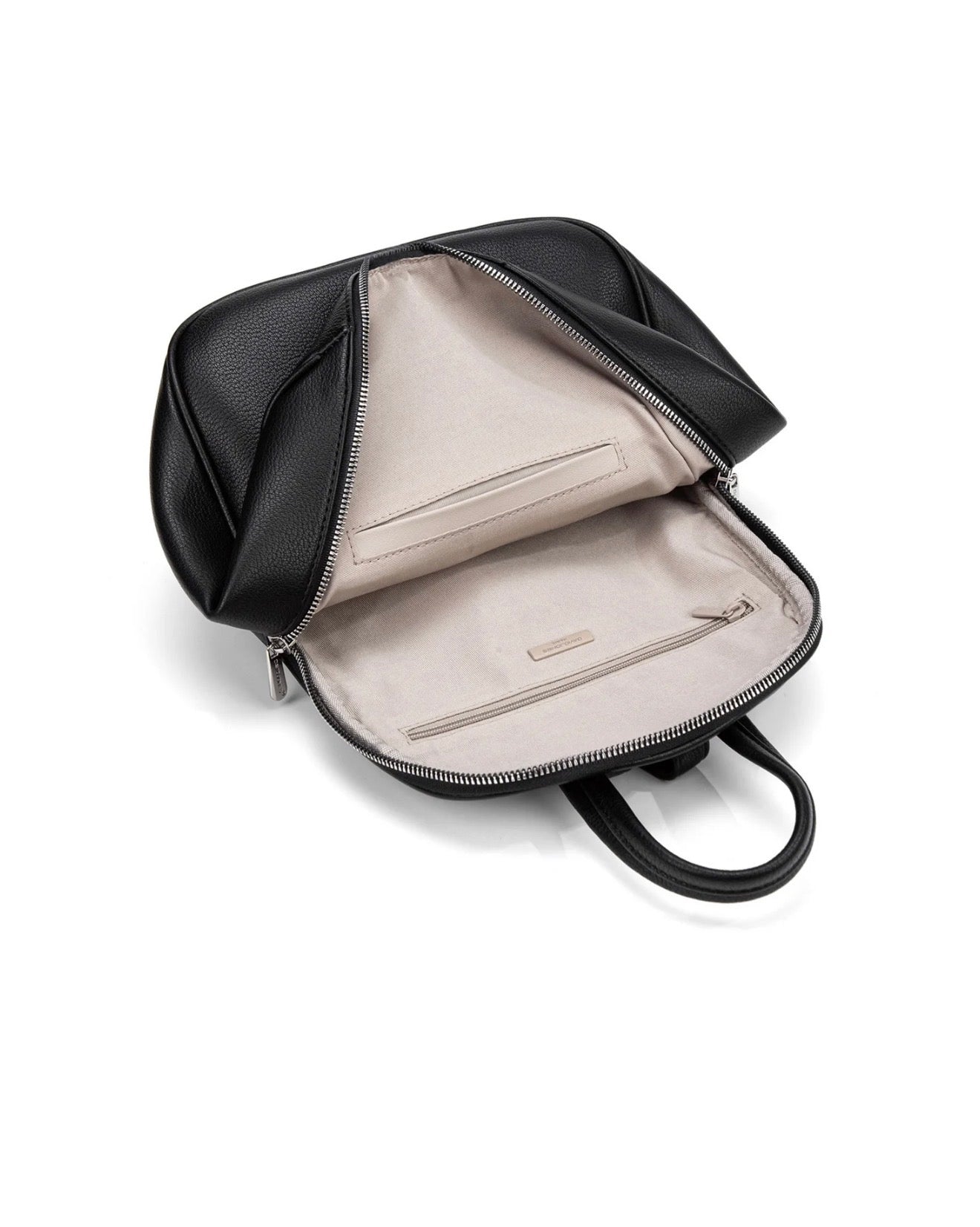 Zaino Minimal  Black in Ecopelle - David Jones Paris