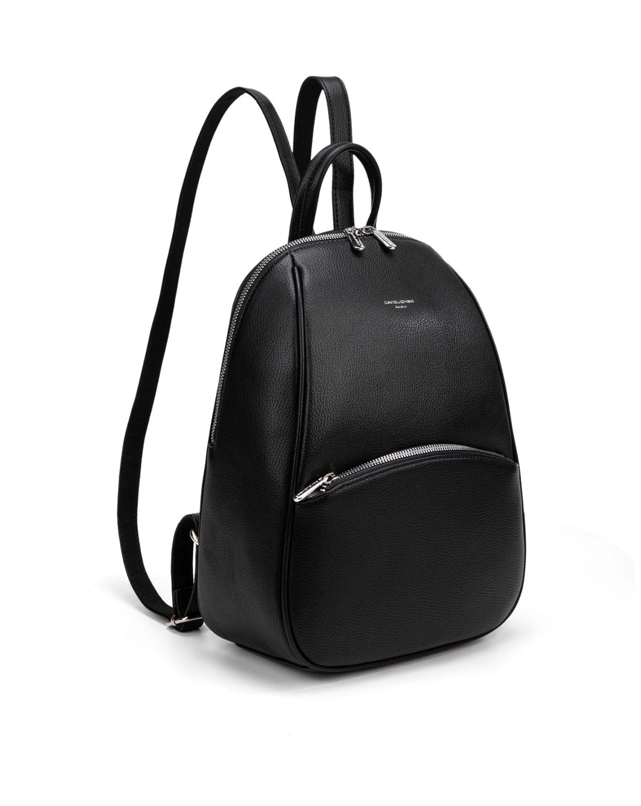 Zaino Minimal  Black in Ecopelle - David Jones Paris